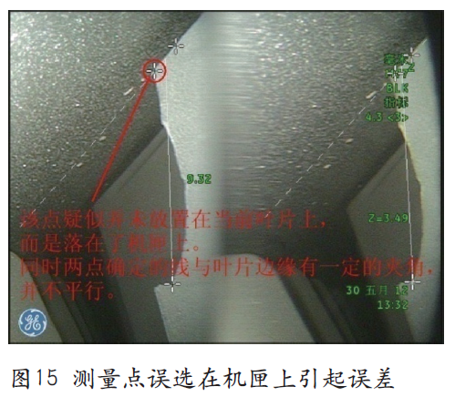 測量點誤選在機匣上引起誤差 測量點誤選在機匣上引起誤差
