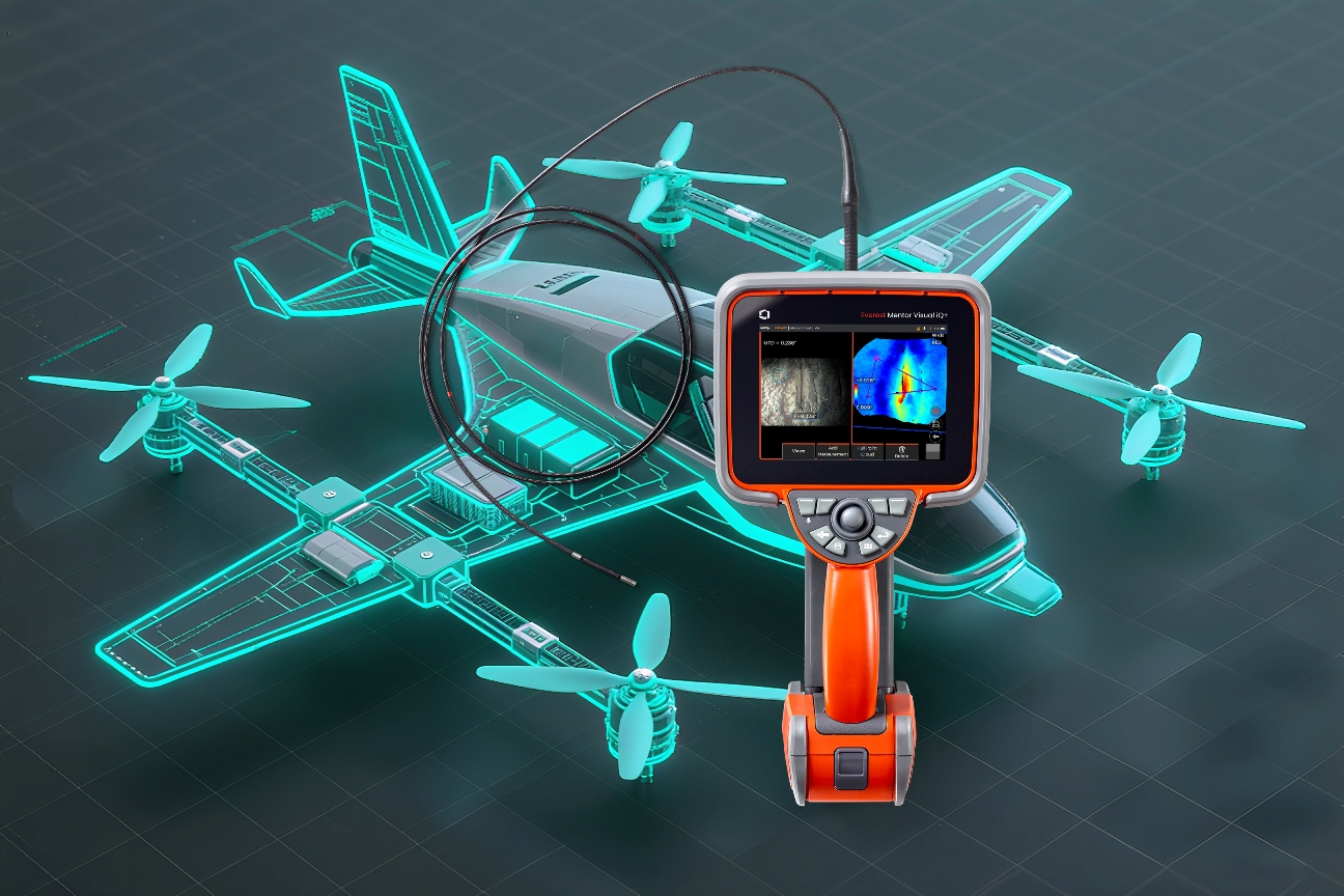 韋林MVIQ+工業視頻內窺鏡在eVTOL中的應用 韋林MVIQ+工業視頻內窺鏡在eVTOL中的應用